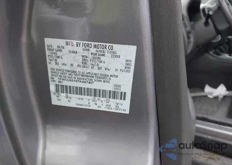 2007 Ford Escape Xlt/Xlt Sport from USA, damaged, VIN 1FMCU93197KA67457